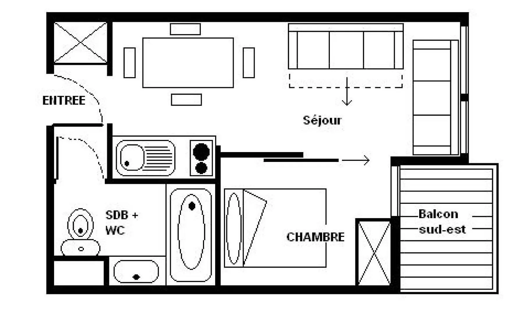 Residence Median - Appartement Confortable - Proche Des Pistes - Balcon Mae-2554 Saint-Martin-de-Belleville Appartamento